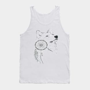 Wolf and Dreamcatcher Tank Top